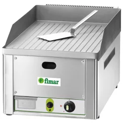   Fimar snack rostlap, gázüzemű, 1 zónás, öntöttvas bordázott felület