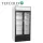 Tefcold hűtővitrin, 796 literes, üvegajtós, ventilációs, fehér