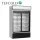 Tefcold hűtővitrin, 967 literes, toló üvegajtós, ventilációs, fehér