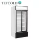 Tefcold hűtővitrin, 707 literes, toló üvegajtós, ventilációs, fehér
