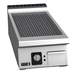   Fagor rostlap, elektromos, 1 zóna, bordázott felületű, termosztáttal