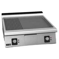   Fagor rostlap, elektromos, 2 zóna, 2/3 sima, 1/3 bordázott felületű, termosztáttal