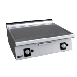   Fagor rostlap, gázüzemű, 2 zóna, bordázott felületű, termosztáttal