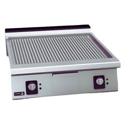   Fagor rostlap, gázüzemű, 2 zóna, bordázott felületű, termosztáttal