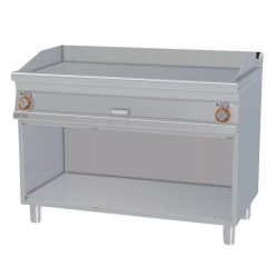   Lotus rostlap, elektromos, keménykrómozott, sima felületű, álló, 2 zónás, nyitott tárolóval, 14,8 kW