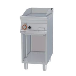   Lotus rostlap, gázüzemű, öntöttvas, sima felületű, álló, 1 zónás, nyitott tárolóval, 7 kW