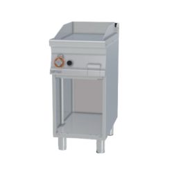   Lotus rostlap, gázüzemű, keménykrómozott, sima felületű, álló, 1 zónás, nyitott tárolóval, 7 kW