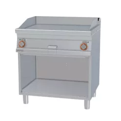   Lotus rostlap, elektromos, keménykrómozott, sima felületű, álló, 2 zónás, nyitott tárolóval, 11,1 kW