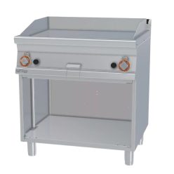   Lotus rostlap, gázüzemű, keménykrómozott, sima felületű, álló, 2 zónás, nyitott tárolóval, 14 kW