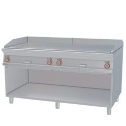   Lotus rostlap, elektromos, keménykrómozott, sima felületű, álló, 4 zónás, nyitott tárolóval, 30 kW