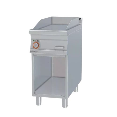 Lotus rostlap, elektromos, keménykrómozott, sima felületű, álló, 1 zónás, nyitott tárolóval, 7,5kW