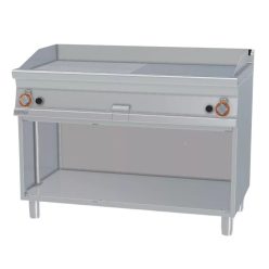   Lotus rostlap, gázüzemű, öntöttvas, sima és bordázott felületű, 2 zónás, nyitott tárolóval, 21 kW