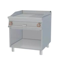   Lotus rostlap, elektromos, öntöttvas, sima és bordázott felületű, 2 zónás, nyitott tárolóval, 15,0 kW