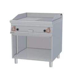   Lotus rostlap, gázüzemű, keménykrómozott, sima és bordázott felületű, 2 zónás, nyitott tárolóval, 18,0 kW