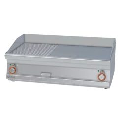   Lotus rostlap, elektromos, keménykrómozott, sima és bordázott felületű, asztali, 2 zónás, 11,25 kW