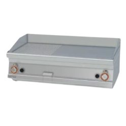   Lotus rostlap, gázüzemű, öntöttvas, sima és bordázott felületű, asztali, 2 zónás, 15 kW
