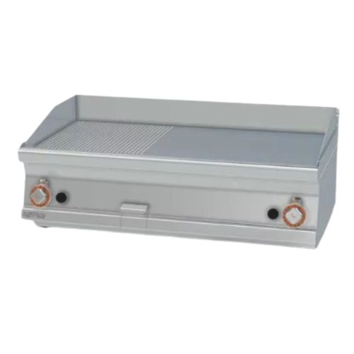 Lotus rostlap, gázüzemű, öntöttvas, sima és bordázott felületű, asztali, 2 zónás, 15 kW