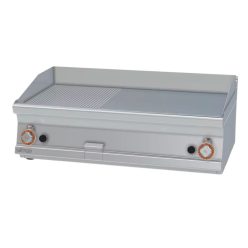   Lotus rostlap, gázüzemű, keménykrómozott, sima és bordázott felületű, asztali, 2 zónás, 15 kW