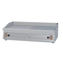   Lotus rostlap, gázüzemű, keménykrómozott, sima és bordázott felületű, asztali, 2 zónás, 21 kW