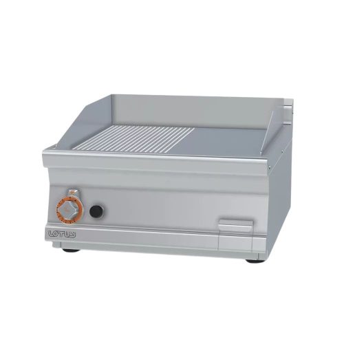 Lotus rostlap, gázüzemű, keménykrómozott, sima és bordázott felületű, asztali, 1 zónás, 10,5 kW