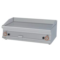   Lotus rostlap, gázüzemű, keménykrómozott, sima felületű, asztali, 2 zónás, 15 kW