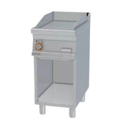   Lotus rostlap, elektromos, öntöttvas, bordázott felületű, 1 zónás, nyitott tárolóval, 5,55 kW