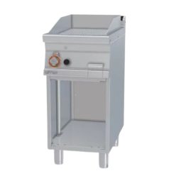   Lotus rostlap, gázüzemű, öntöttvas, bordázott felületű, álló, 1 zónás, nyitott tárolóval, 7 kW