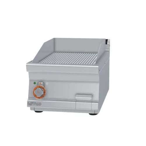 Lotus rostlap, elektromos, keménykrómozott, bordázott felületű, asztali, 1 zónás, 5,55 kW