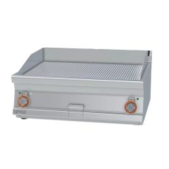   Lotus rostlap, elektromos, keménykrómozott, bordázott felületű, asztali, 2 zónás, 11,1 kW