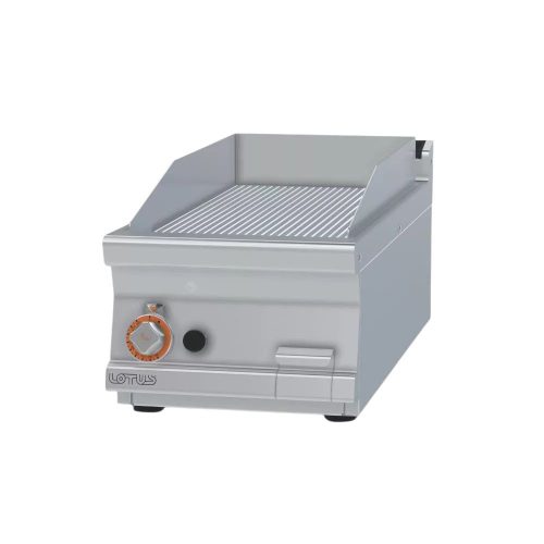Lotus rostlap, gázüzemű, öntöttvas, bordázott felületű, asztali, 1 zónás, 9 kW