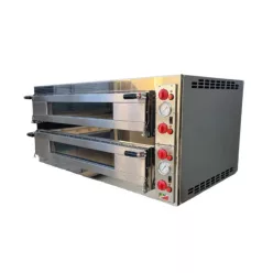 Pizzakemence, kétkamrás, 8 db 33 cm, elektromos