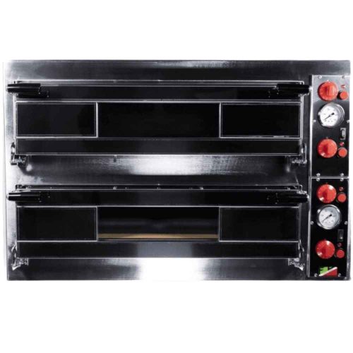 Pizzakemence, kétkamrás, 8 db 33 cm, elektromos