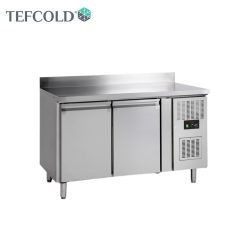   Tefcold hűtött munkaasztal, GN1/1, 2 ajtós, ventillációs, opcionálisFiókkal