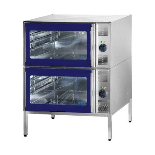 Statikus sütő, elektromos, manuális, 2 kemencés egybeépített, GN 2/1