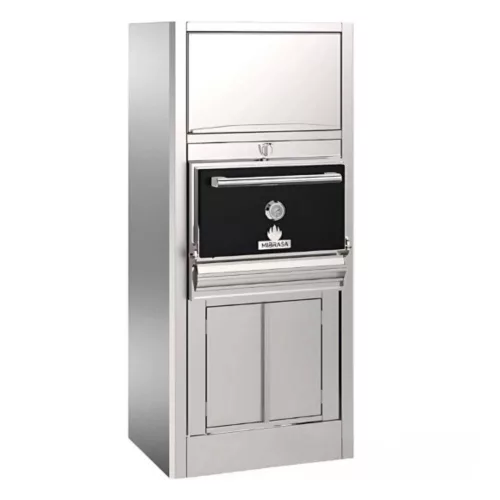 Faszenes sütő, alsó és felső melegen tartott szekrénnyel, S