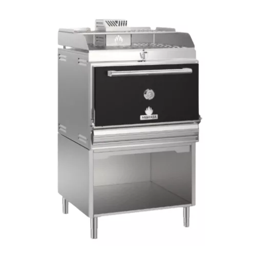 Faszenes sütő, melegentartóval, állványos, L