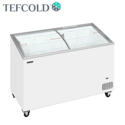   Tefcold mélyhűtőláda, ívelt, csúszó üvegtetővel, 352 l, 1300x615x949 mm, 0,141 kW