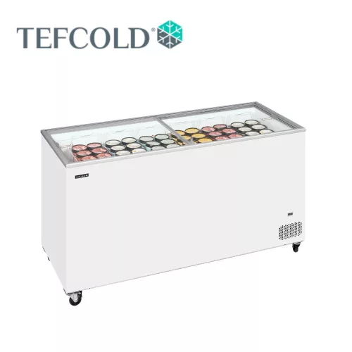 Tefcold mélyhűtőláda, csúszó üvegtetővel, 555 l, 1750x630x892 mm  