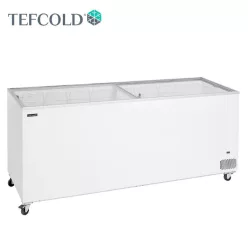   Tefcold mélyhűtőláda, csúszó üvegtetővel, LED, 670 l, 2055x630x892  mm
