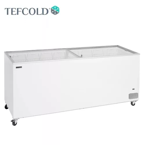 Tefcold mélyhűtőláda, csúszó üvegtetővel, LED, 670 l, 2055x630x892  mm