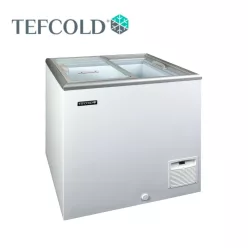   Tefcold mélyhűtőláda, csúszó üvegtetővel, 205 l, 764x694x867 mm