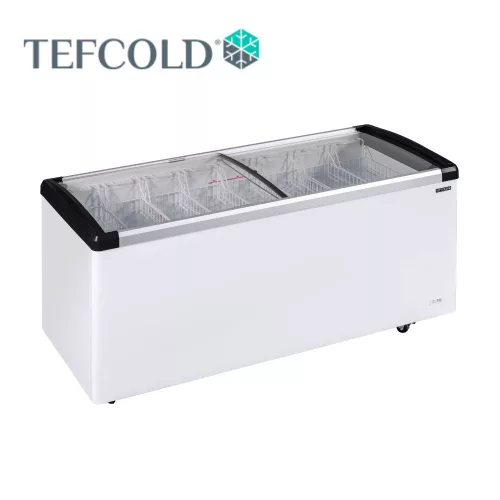 Tefcold mélyhűtőláda, csúszó üvegtetővel, 525 l, 1655x695x780 mm