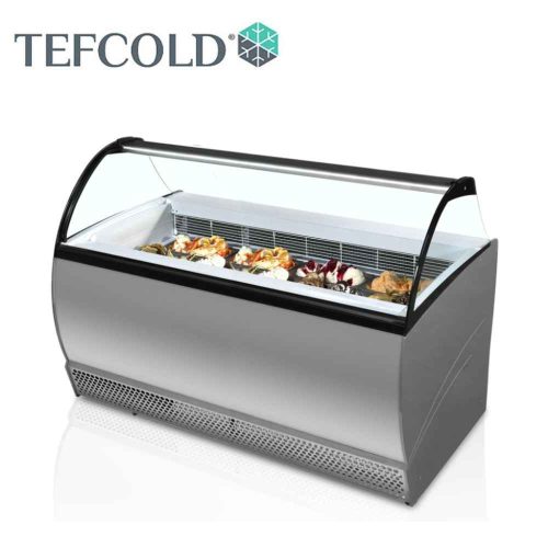 Tefcold Fagylaltpult, statikus hűtéssel, 13 tégelyes