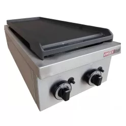 Emax asztali rostlap bordázott, gázüzemű, 4,2kw