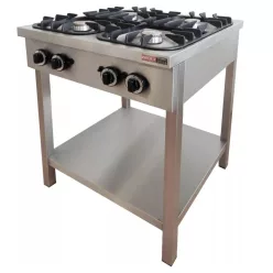 Emax Álló gáztűzhely, 4 égős, 16,2 kW