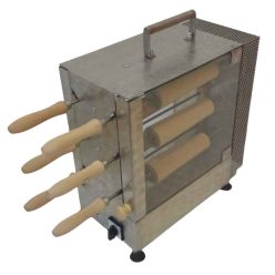 Kürtőskalács sütő, 2x3 tengelyes, elektromos