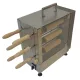 Kürtőskalács sütő, 2x3 tengelyes, elektromos