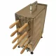 Kürtőskalács sütő, 2x4 tengelyes, elektromos