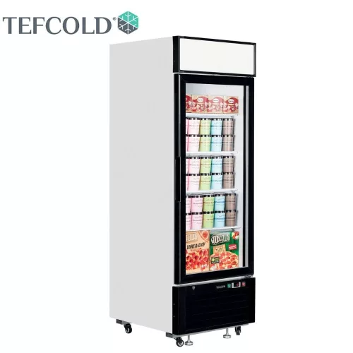 Tefcold fagyasztóvitrin, 496 literes, üvegajtós, ventillációs