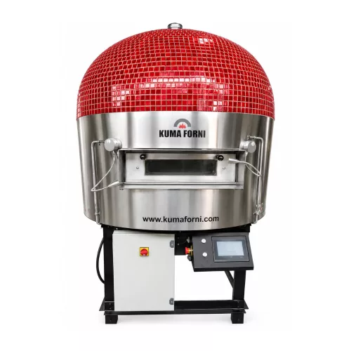 Kuma Forni forgózsámolyos pizzakemence, elektromos, 15 kW, mozaik borítás
